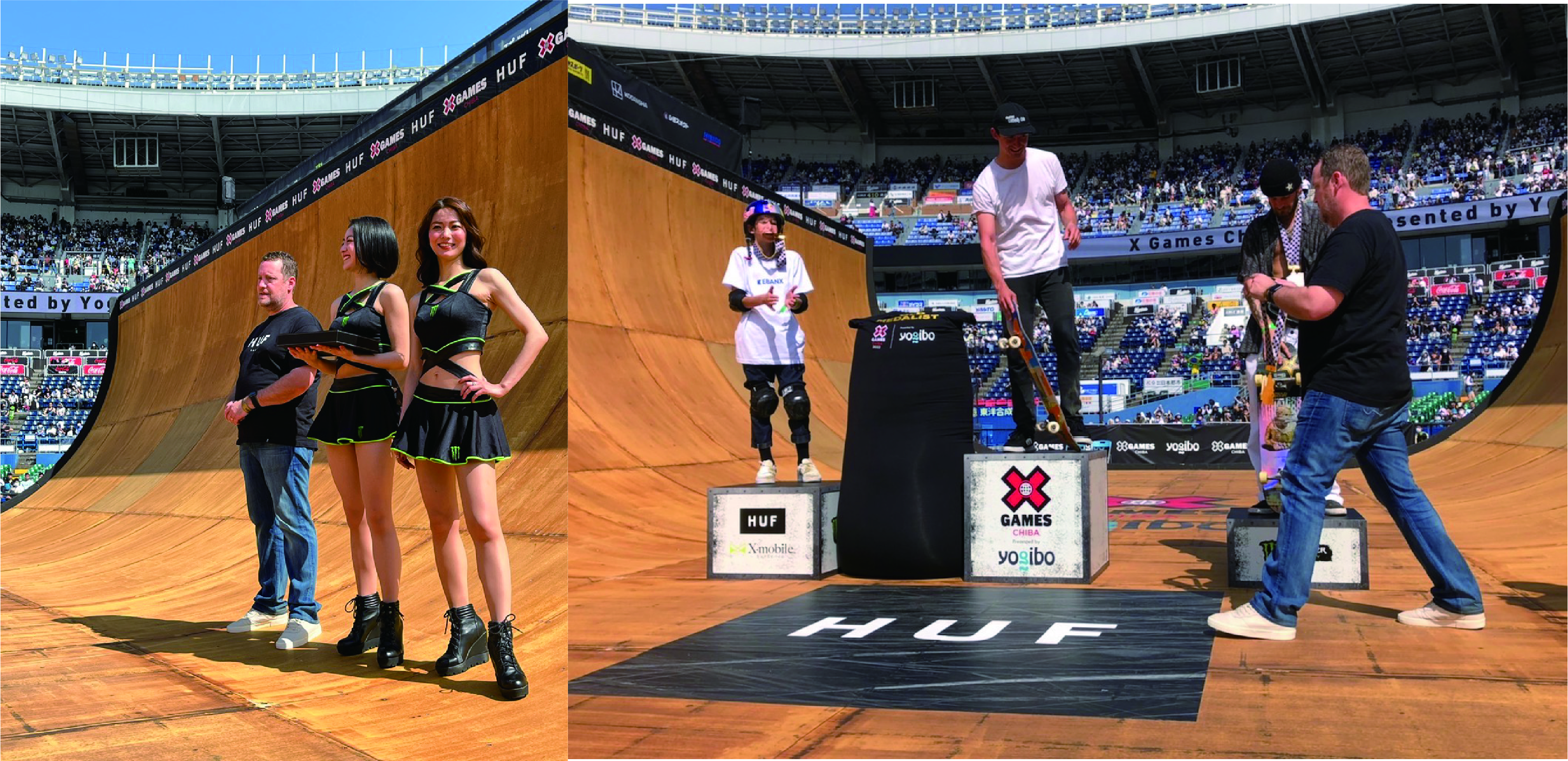 X Games 2022 × HUF ～スケートボード バートのメダリストたちをHUFが